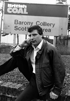 Jim Dunsmuir, Coal miner at Barony Colliery, 24th February 1989 Jim Dunsmuir, Coal miner at Barony Colliery, 24th February 1989