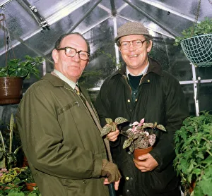 Images Dated 1st April 1982: Jim McColl with George Barron April 1982