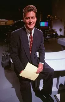 Images Dated 1st September 1989: Jim White in studio ready for TV show September 1989