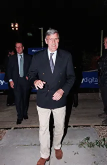 Jimmy Hill Football Commentater October 98 Sky football Commentater arriving for Jimmy Hill Football Commentater October 98 Sky football Commentater arriving for