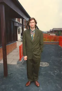 Images Dated 6th June 1991: Jimmy Nail was the centre of attraction to the children of Walker as he returned to his
