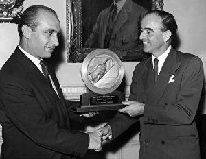 00000 Gallery: J.M Fangio wins driver of the year award from the guild of motoring writers