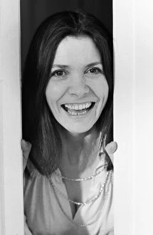 Images Dated 18th March 1975: Joan Bakewell is turning comedienne for the firs time in the BBC Radio show '