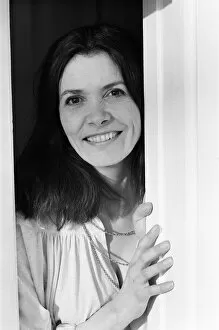 Images Dated 18th March 1975: Joan Bakewell is turning comedienne for the firs time in the BBC Radio show '