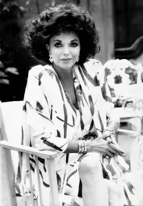 Joan Collins actress starred in Dynasty. September 1987 Joan Collins actress starred in Dynasty. September 1987