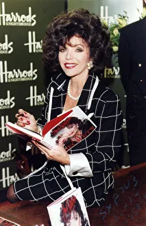 Joan Collins at book signing in Harrods - January 1994 Joan Collins at book signing in Harrods - January 1994