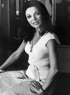 Images Dated 1st April 1978: Joan Collins during interview - April 1978