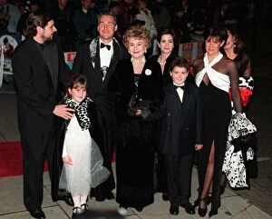 Images Dated 4th December 1996: Joan Plowright Actress and family at the Film Premiere of 101 Dalmations