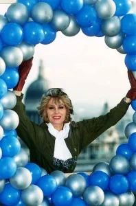 Occupation M Gallery: Joanna Lumley Actress launching air miles appeal for Oxfam November 1988 Dbase MSI