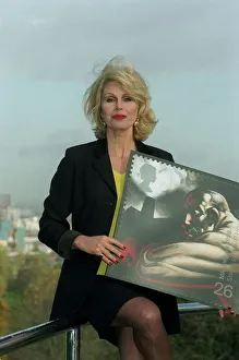 Joanna Lumley Actress November 98 Launching the new millennium stamp Joanna Lumley Actress November 98 Launching the new millennium stamp