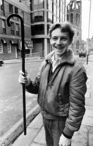 Jobless Geordie Jeff Henderson is walking tall today. Jeff, 22 Jobless Geordie Jeff Henderson is walking tall today. Jeff, 22