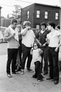 Joe Bugner (left) with fans in New York City. Joe is New York to meet some of Joe Bugner (left) with fans in New York City. Joe is New York to meet some of