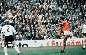 Images Dated 7th July 1974: Johan Cruyff Holland 1974 World Cup Final Holland West Germany football