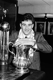 Images Dated 26th January 1987: John Aldridge signs for Liverpool F. C. at Anfield. 26th January 1987