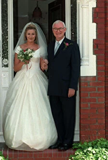 Images Dated 18th July 1998: John Birt July 1998 Director General of the BBC pictured with his daughter Eliza