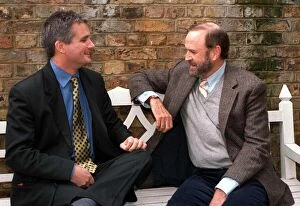 Images Dated 31st January 1997: John Cleese Actor in London - with Mirror Writer Brian Reade