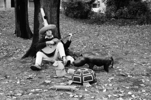 John Cleese relaxing in the garden of his home in Holland Park John Cleese relaxing in the garden of his home in Holland Park