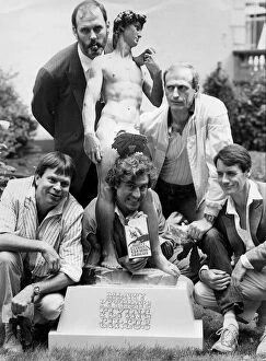 John Cleese with Terry Gilliam, Terry Jones, Graham Chapman