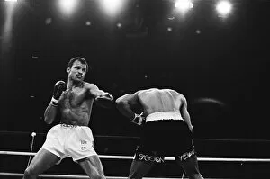 Images Dated 29th March 1980: John Conteh vs Matthew Saad Muhammad II. For WBC and The Ring light-heavyweight titles
