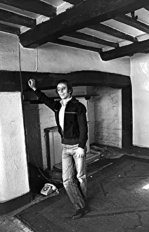 John Crawley in Tue Brook house. 22nd April 1982 John Crawley in Tue Brook house. 22nd April 1982