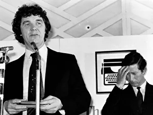 John Downing Daily Express at the British Press Awards made by Prince Charles at John Downing Daily Express at the British Press Awards made by Prince Charles at