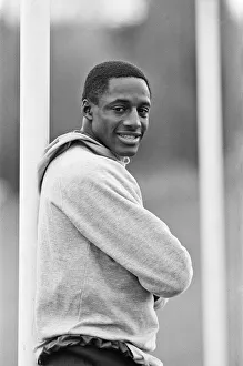 John Fashanu, pictured during a training session for Wimbledon Football Club John Fashanu, pictured during a training session for Wimbledon Football Club
