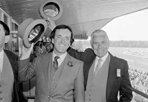 John Forsyth with terry Wogan at Ascot horse race June 1985