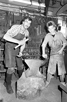 00489 Gallery: John Garland-Taylor and his son James at the Hatton Craft centre in Warwickshire
