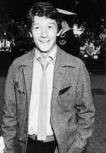 John Hurt British film actor entering film premiere in July 1982 John Hurt British film actor entering film premiere in July 1982