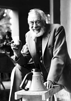 Images Dated 27th January 1975: John Huston Film Director on set of latest film The Man who would be King