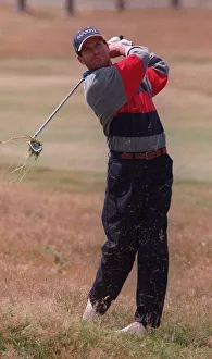 John Hustonat Open Golf Championship Birkdale 1998 during the first round John Hustonat Open Golf Championship Birkdale 1998 during the first round