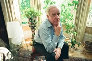 Images Dated 6th July 1993: John Le Carre at home in Hampstead. 6th July 1993