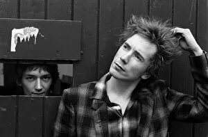Images Dated 18th March 1981: John Lydon ex Sex Pistols with Keith Levine 1981