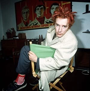 Images Dated 10th February 1986: John Lydon of Public Image ex Johnny Rotten 1986 of The Sex Pistols