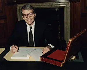 John Major former Chancellor of the Exchequer in the Treasury John Major former Chancellor of the Exchequer in the Treasury