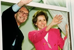 00154 Gallery: John Major MP Conservative Pime Minister and representative for Huntingdon, and Norma