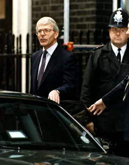 John Major MP Prime Minister outside No 10 Downing Street John Major MP Prime Minister outside No 10 Downing Street
