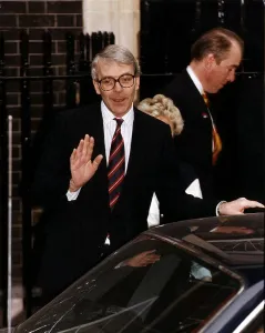 John Major Prime Minister outside No10 Downing Street London Circa 1994 John Major Prime Minister outside No10 Downing Street London Circa 1994