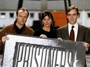 John McCarthy former hostage with Phil Collins and Julie Christie at launch of new tv John McCarthy former hostage with Phil Collins and Julie Christie at launch of new tv