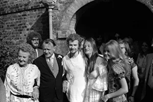 John Mills with his wife at the wedding of his son Jonathan to Christine Twaites John Mills with his wife at the wedding of his son Jonathan to Christine Twaites