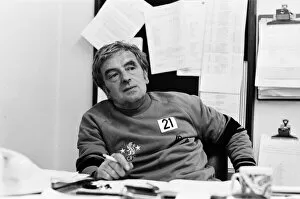 Images Dated 1st October 1981: John Neal, Manager, Chelsea Football Club, Pictured at his office, Stamford Bridge