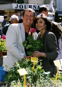 John Nettles Actor stars in Bergerac with Therese Liotard filming in Aix John Nettles Actor stars in Bergerac with Therese Liotard filming in Aix