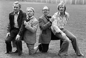 Images Dated 25th April 1978: John Thaw and Dennis Waterman - April 1978 with Eric Morecambe and Ernie Wise