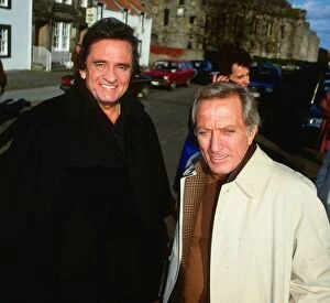 Johnny Cash with Andy Williams October 1981