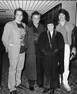 Johnny Cash Singer with wife June Carter Cash son John Carter Cash Johnny Cash Singer with wife June Carter Cash son John Carter Cash