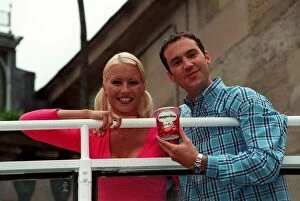 Images Dated 4th June 1998: Johnny Vaughan TV Presenter June 1998 Presenter of the big breakfast with co