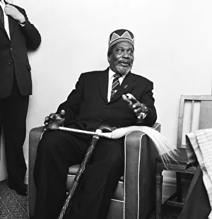 Jomo Kenyatta, Prime Minister of Kenya, pictured during his visit to London shortly after Jomo Kenyatta, Prime Minister of Kenya, pictured during his visit to London shortly after