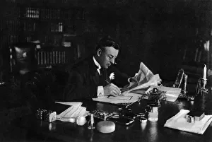 Joseph Chamberlain at his desk at the Colonial Office Circa 1903 Joseph Chamberlain at his desk at the Colonial Office Circa 1903