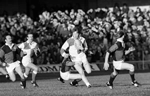 Images Dated 29th November 1980: JPR Williams Rugby Union playing in a combined England / Wales v Scotland / Ireland