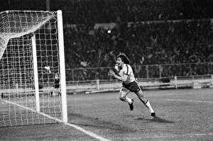 Images Dated 7th February 1979: Jubilant Kevin Keegan after scoring Englands opening goal during the England v